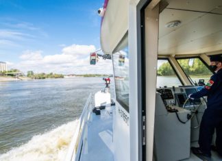 Neues Patrouillenboot des Katastrophenschutzes auf der Donau