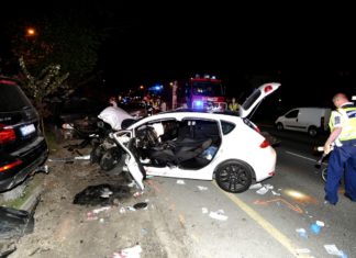 Schwerverletzt! Vier Autos kollidierten in Budapest!
