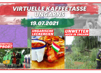 Virtuelle Kaffeetasse Ungarns am 19.07.2021
