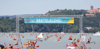 Erste Bilder der Balaton-Durchruderung