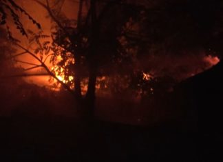 Arbeiterwohnheim in Budapest in Flammen!