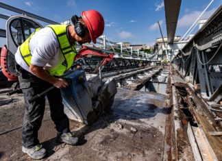 Bauarbeiten an der Kettenbrücke: SO sieht es gerade aus
