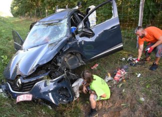 M5 Richtung Budapest – Unfall mit drei Schwerverletzten!