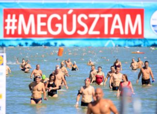 Bestes Wetter für Balaton Durchschwimmung
