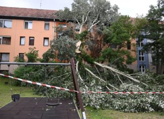 Stürmisch in Budapest