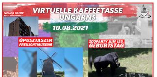 Virtuelle Kaffeetasse Ungarns am 10.08.2021