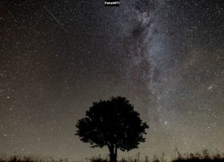 Perseidenphänomen in Nógrádmegyer