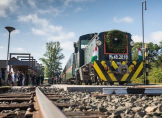 Waldeisenbahn in Királyrét renoviert und in Betrieb