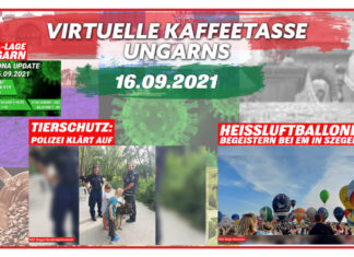 Virtuelle Kaffeetasse Ungarns am 16.09.2021