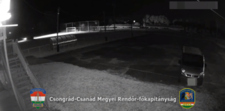 Szeged: Drifter auf dem Fußballfeld