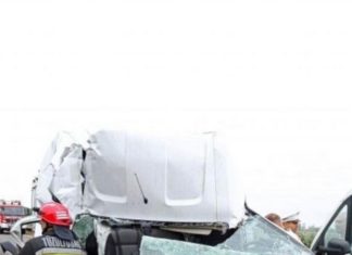 M1: Transporter rast in LKW!