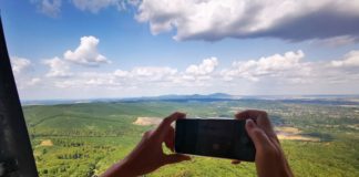 Extrem geniale Aussicht: Fernsehturm in Pécs