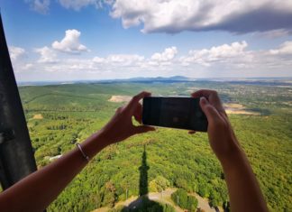 Extrem geniale Aussicht: Fernsehturm in Pécs