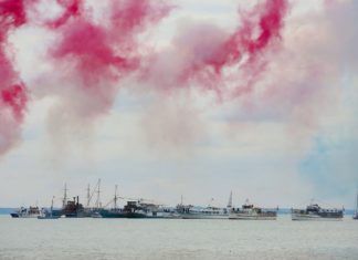 Schiffsparade in Balatonfüred