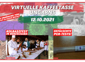 Virtuelle Kaffeetasse Ungarns am 12.10.2021