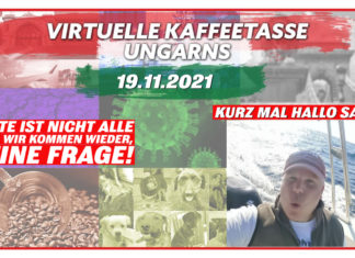 Die Virtuelle Kaffeetasse Ungarns am 19.11.2021 – Nur ein kurzes Hallo
