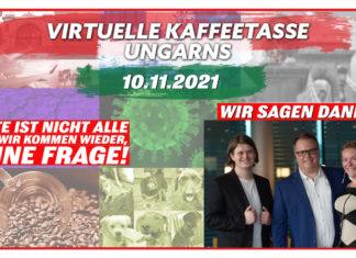 Virtuelle Kaffeetasse Ungarns am 10.11.2021 // Wir sagen DANKE!