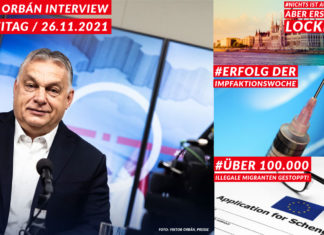 Orbán Interview am Freitag: „Wir schliessen nichts aus aber Lockdowns sind derzeit nicht die richtigen Maßnahmen!“