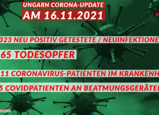 Die COVID Situation in Ungarn am 16.11.2021