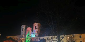 Impressionen der Advents-Lichtshow in Györ