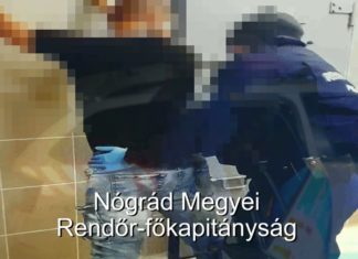 Gewaltsamer Dieb in Salgótarján gefasst