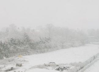 Vorsicht: Schneeglatte Strassen im Westen Ungarns