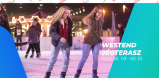 Eislaufen auf der Westend City Center Terasse