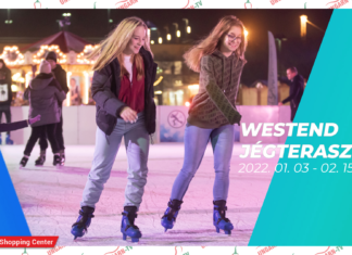Eislaufen auf der Westend City Center Terasse