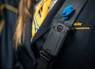 MÁV Kontrolleure zukünftig mit Bodycam