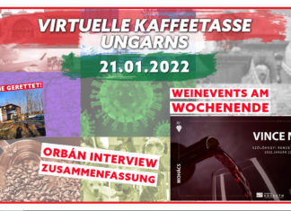 Die Virtuelle Kaffeetasse Ungarns am 21.01.2022