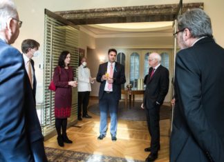 Deutscher Botschafter trifft sich mit Péter Márki Zay