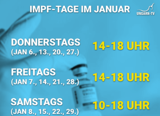 Impfung ohne Voranmeldung in Ungarn: An DIESEN Tagen geht es