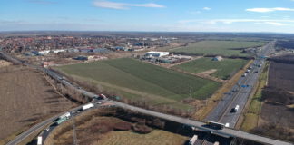 Grundsteinlegung für die Südumgehungsstraße in Mosonmagyaróvár