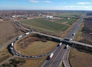 Grundsteinlegung für die Südumgehungsstraße in Mosonmagyaróvár