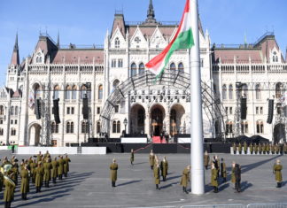 Nationalfeiertag am 15. März in Budapest