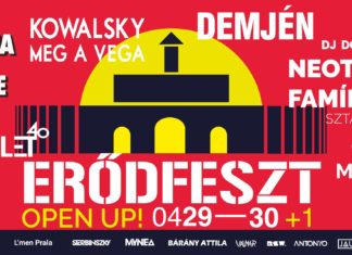 Abfeiern in einer Festung: Das Erődfeszt in Komárom