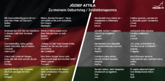 11. April – Tag der ungarischen Poesie