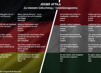 11. April – Tag der ungarischen Poesie
