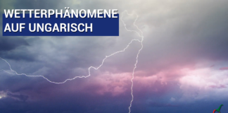 Ungarische Wörter lernen: Begriffe rund um Wetterphänomene