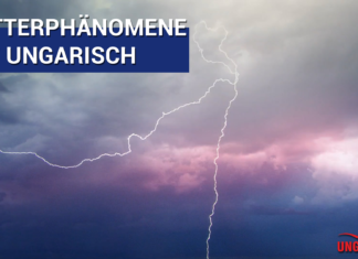 Ungarische Wörter lernen: Begriffe rund um Wetterphänomene