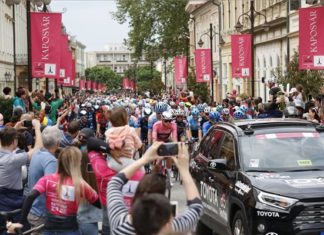 Giro D´Italia heute bis nach Balatonfüred