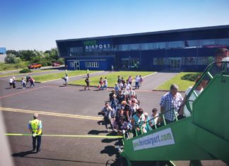 Linienflugverkehr von Dortmund nach Héviz-Balaton: Auch der zweite Flug war gut gebucht
