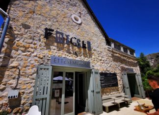 Fricska: Am Mühlenbach mit genialer Aussicht in Veszprém essen