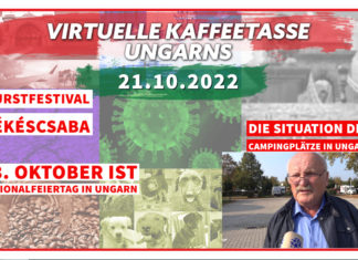Die Virtuelle Kaffeetasse Ungarns am 21.10.2022