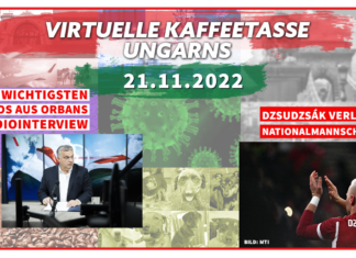 Virtuelle Kaffeetasse Ungarns am 21.11.2022