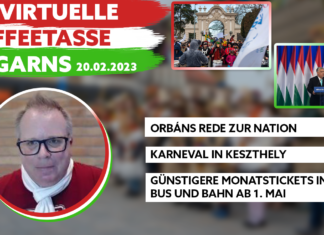 Die Virtuelle Kaffeetasse Ungarns am 20.02.2023