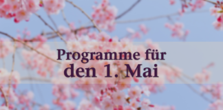Programme für den 1. Mai