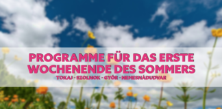 Programme für das erste Wochenende des Sommers