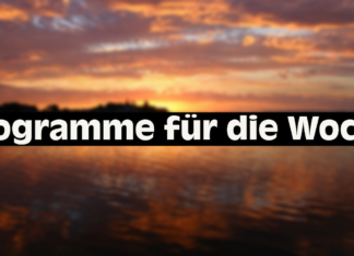 Programme für die Woche