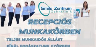 Győrer Zahnklinik sucht deutschsprechende Rezeptionist/in
